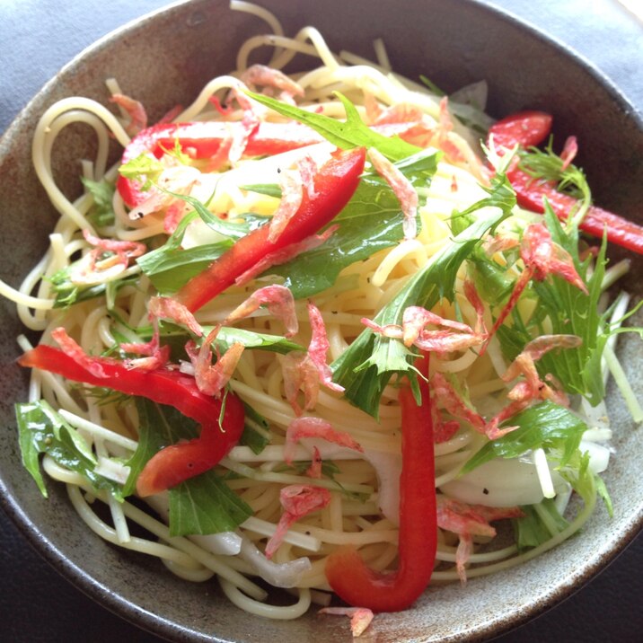 爽やか 桜海老の冷製サラダパスタ レシピ 作り方 By Nayran2 楽天レシピ